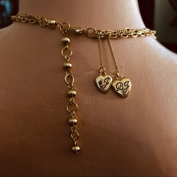 Betsey Johnson white snow leopard heart lucite charm necklace vintage pinup N3